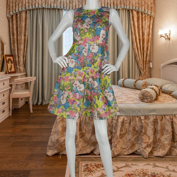Kate Sylvester Floral Botanical Anthropologie Dress - Picture 1 of 6